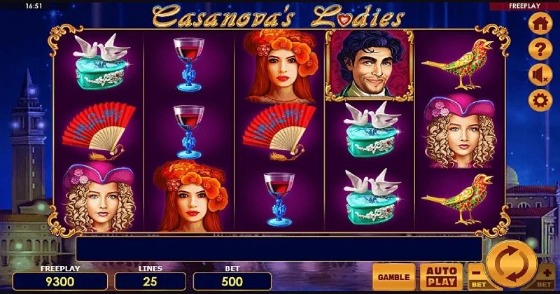 Play in Casanova’s Ladies Slot Online from Amatic for free now | www.cqqiaobaer.com